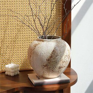 中式 饰摆件 陶罐陶瓷花瓶复古摆件客厅插花宋代侘寂风轻奢高级感装