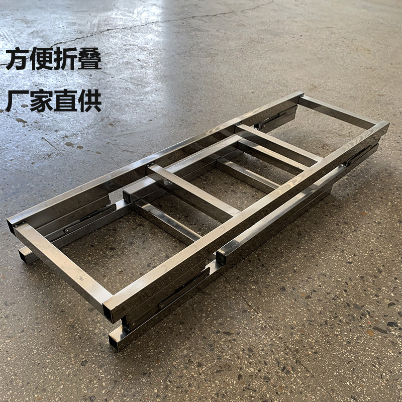 加厚不锈钢烧烤炉子支架烧鸟炉架子商用餐厅户外摆摊方便可折叠