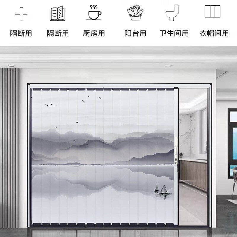 酒店活动隔断墙饭店包间餐厅包厢移动隔音屏风宴会厅吊轨折叠门