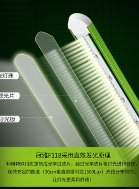 冠雅led护眼台灯学习专用书桌大学生学习家用宿舍灯充电书桌灯