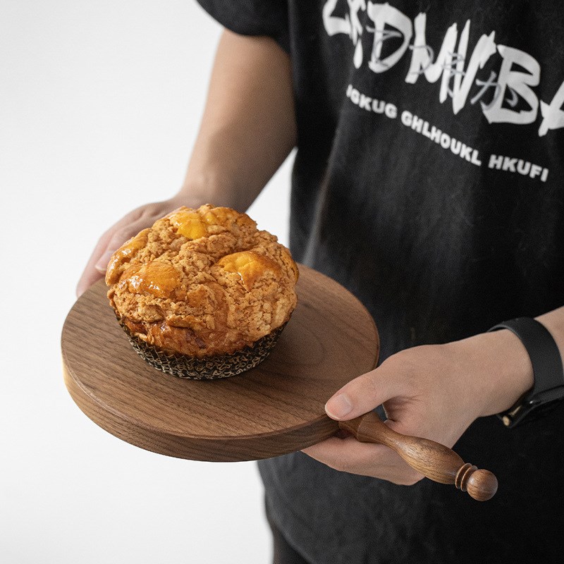 黑胡桃实木面包板熟食牛排砧板原木水果辅食面包板厨房家用切菜板