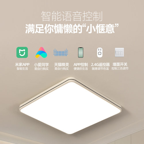 2023年新款客厅灯简约现代大气led吸顶灯家用轻奢卧室餐厅灯具
