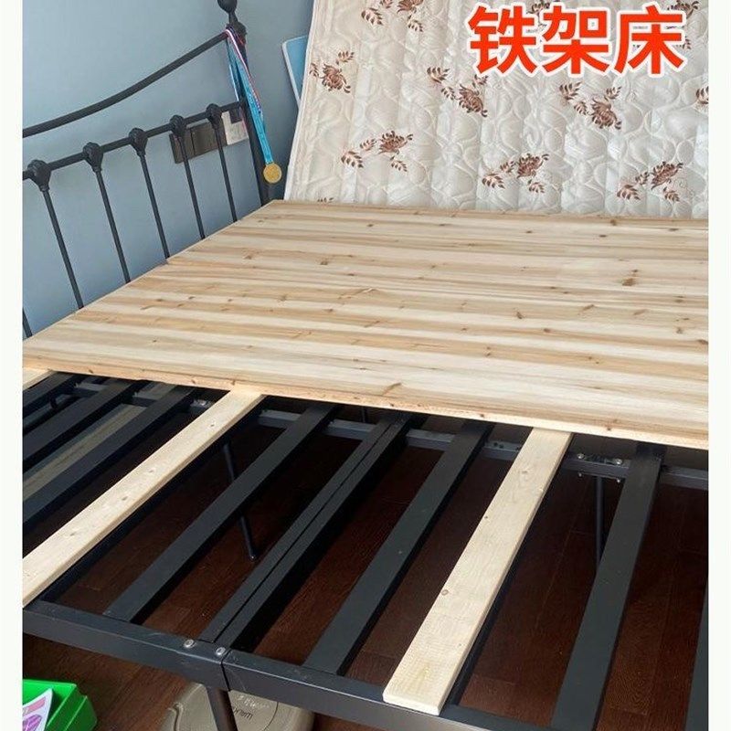 杉木床板1.5米1.8米1.2实木硬床板木床垫席梦思加硬排骨架可定制