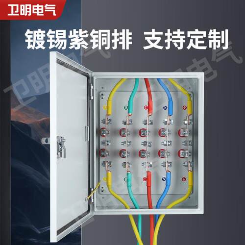 矿物电缆分支箱分接箱低压楼层转接箱BTTZ绝缘桥架接线端子T接箱