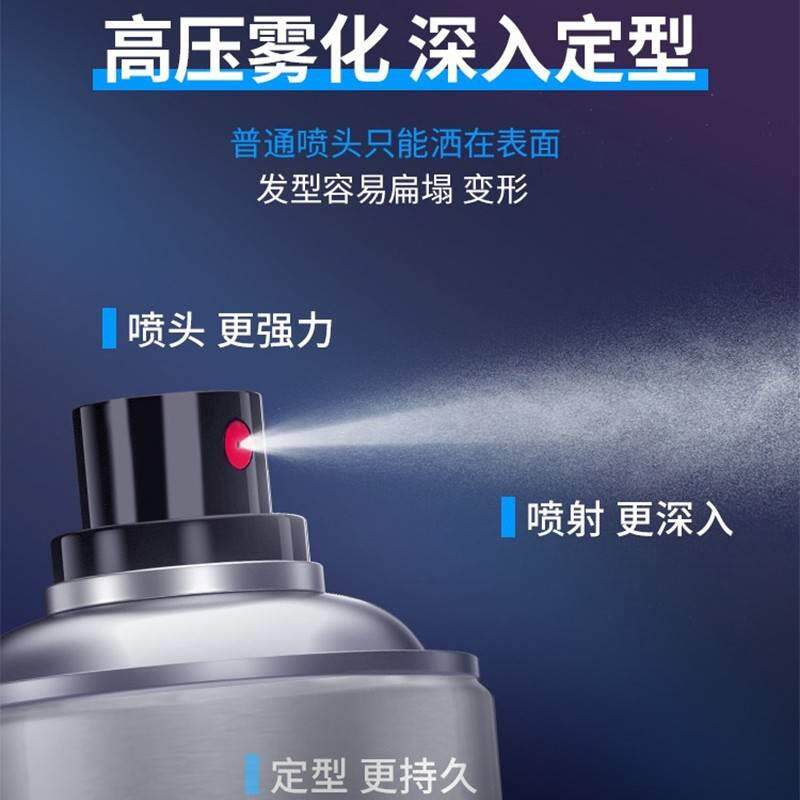 造型师无味发胶干胶无香喷雾定型男女士自然蓬松强力持久造型发胶