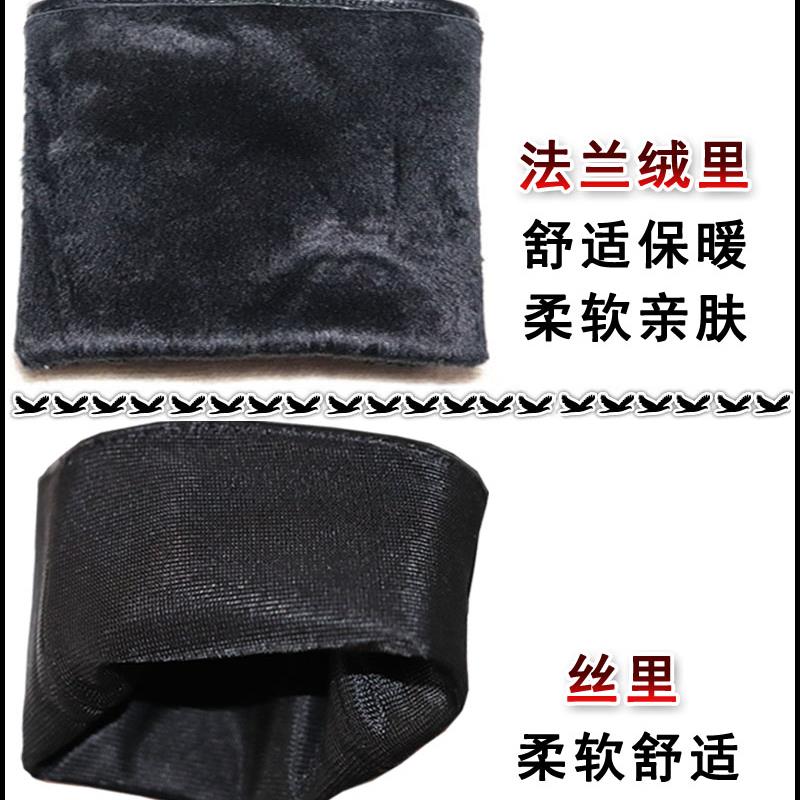 皮袖套女真皮手套长款秋冬保暖加绒羊皮过肘手臂套半指套袖假袖子