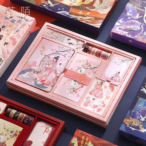 东方美学系列中国风高颜值手账本手信礼盒古风2026年新款学生创意