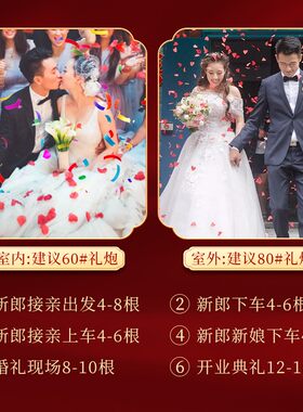 婚礼喷花筒结婚礼炮礼花喜炮乔迁手持彩带礼泡礼宾花婚庆用品大全