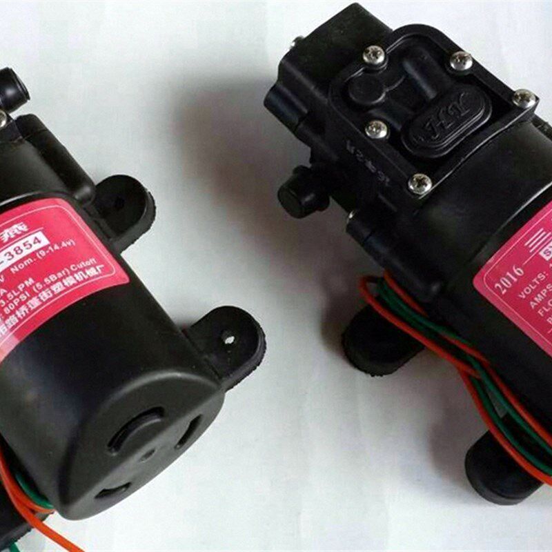 2203农用电动喷雾器水泵 电机配件12V高压水泵 洗车机微型高压泵