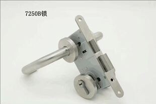 方舱医院隔离病房门锁分体锁洁净化不锈钢防火欧标锁7250B总长180