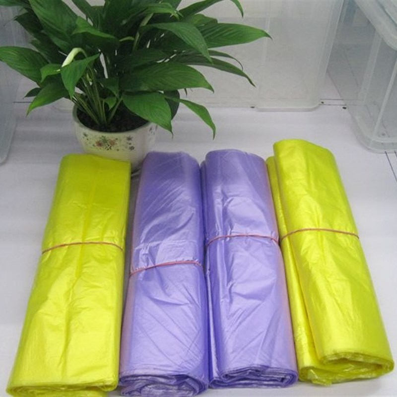 全新塑料袋大号中号小号紫色加厚型厨房家用手提背心式垃圾袋包邮