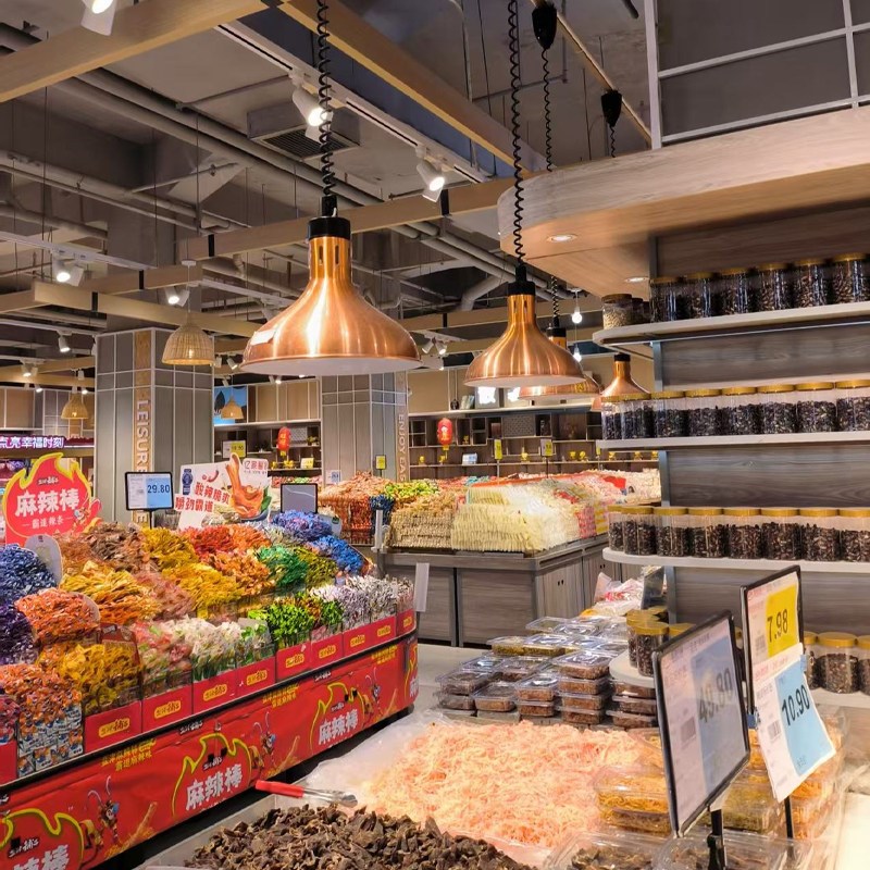 保温灯自助餐取暖餐饮专用加热食物吊灯店铺商用熟食加热伸缩