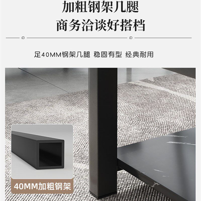 茶几客厅家用现代简约小户型钢化玻璃茶几桌子办公室极简小型茶桌