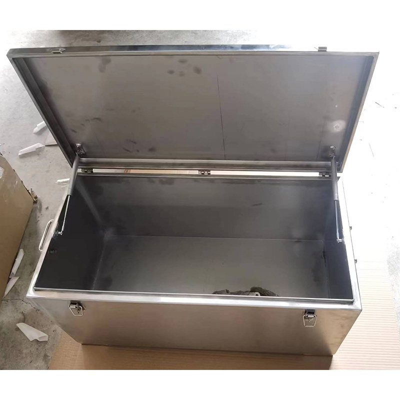 不锈钢五金工具箱工业级子带轮子304加厚型大号定做货车载通用图片