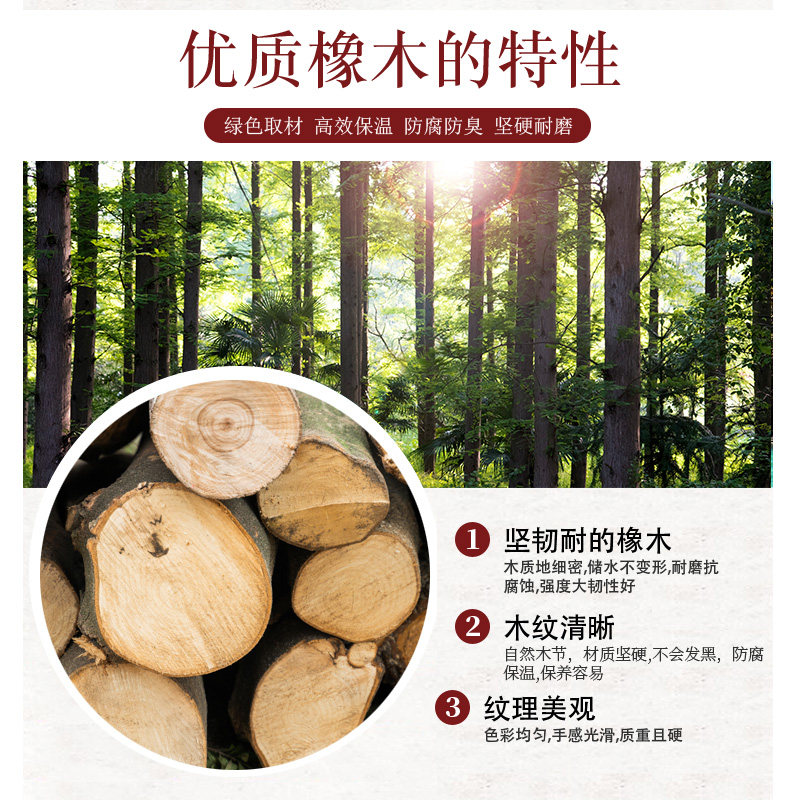 橡木足浴桶泡脚木桶实木加厚保温洗脚桶足疗桶木质养生馆足浴店