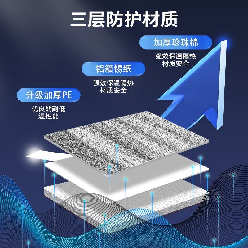 一次性外卖专用保温袋加厚披萨烧烤锡箔食品打包冷藏袋子保冷定制