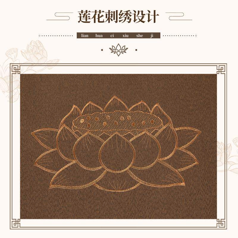 禅修垫打坐垫拜佛垫冥想静坐禅垫蒲团家用折叠布艺椰棕打坐专用垫