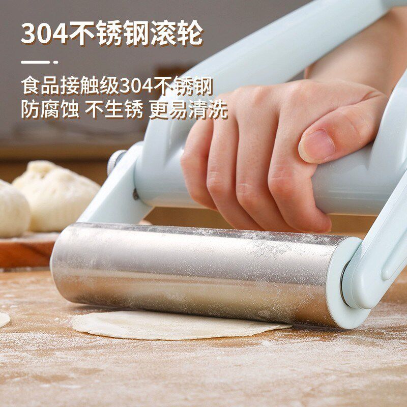 饺子皮模具做饺皮工具包饺子擀面杖可滚动压水饺皮省力擀面皮神器
