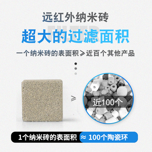 鱼缸过滤材料全套纳米球no1网袋细菌屋整箱消硝化净水族底滤方砖
