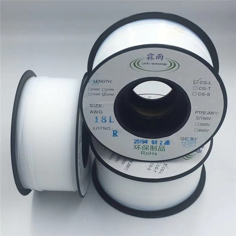 变压器铁氟龙套管PTFE管四氟管绝缘毛细管耐高温耐高压空心管裁切