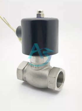 不锈钢高温蒸汽电磁阀控制电阀2L/US-15 20 25 3240 6分1寸半220v