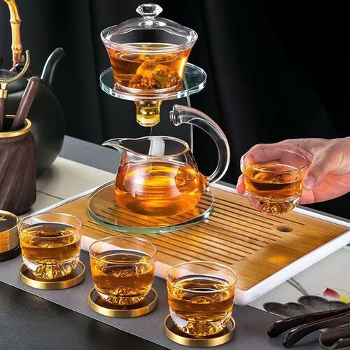 功夫茶具套装家用轻奢泡茶神器自动茶壶办公室会客懒人茶具