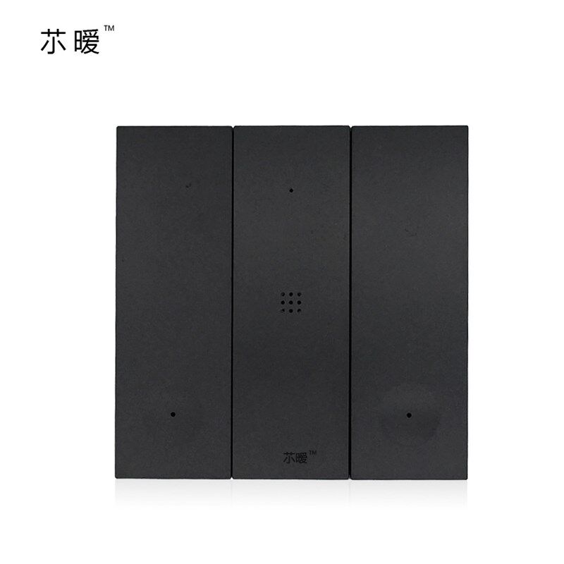 86型无需联网语音智能声控按键控制灯光窗帘智能开关