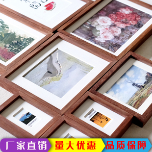 可挂摆5寸6寸7寸8寸10寸A4精致 办公桌面摆 照片框 小叶红檀相框