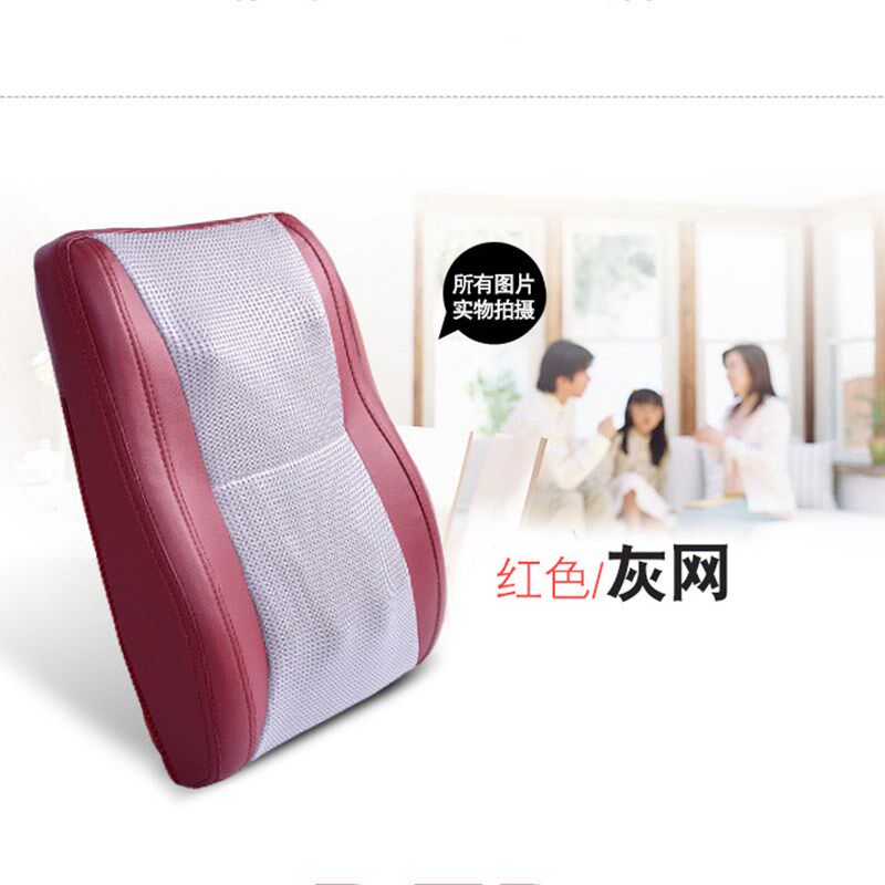 安笛按摩器按摩垫颈部肩部腰部背部多功能按摩枕全身按摩靠垫加热