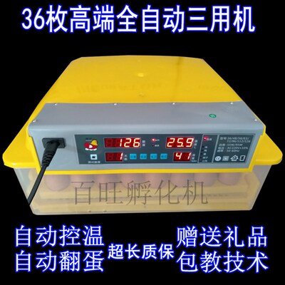 全自动三用孵化机小鸡孵化器鹅苗卵化设备斗鸡卵化箱鸭暖化机卵蛋