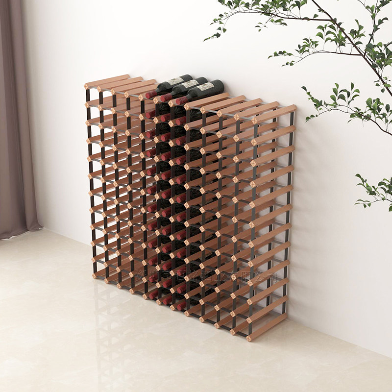 酒架定制实木组合置物架酒柜红酒架子展示架葡萄酒展示柜红酒瓶架