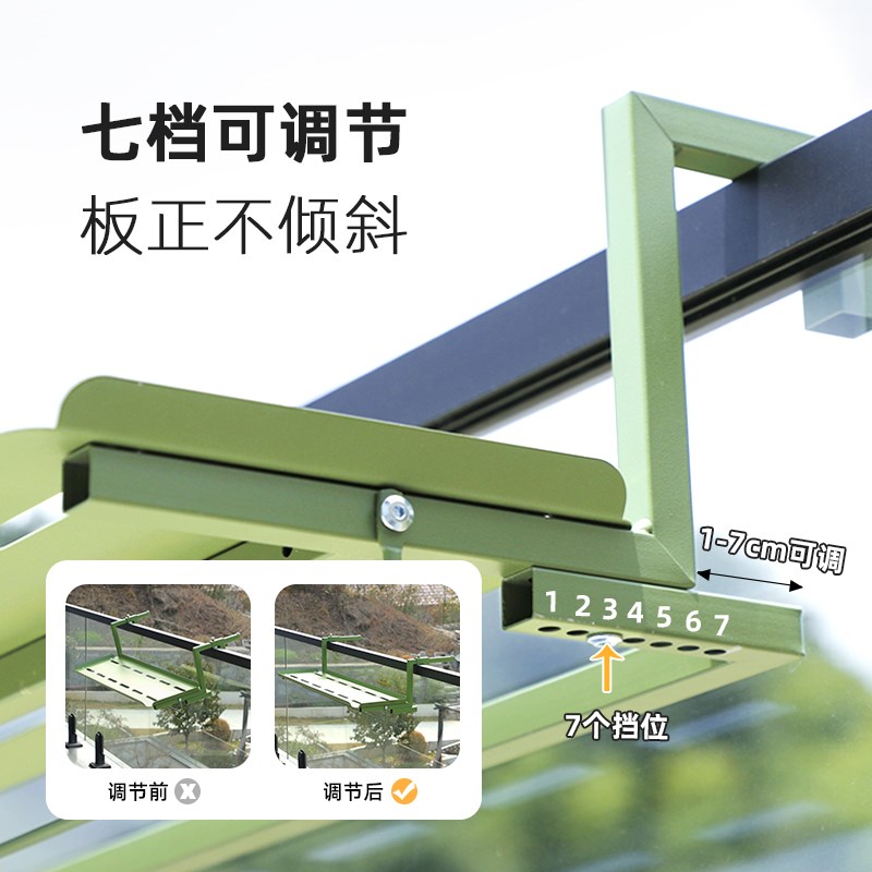 铁艺阳台专用花架栏杆挂式置物架轻奢高级感护栏悬挂绿植花盆架子