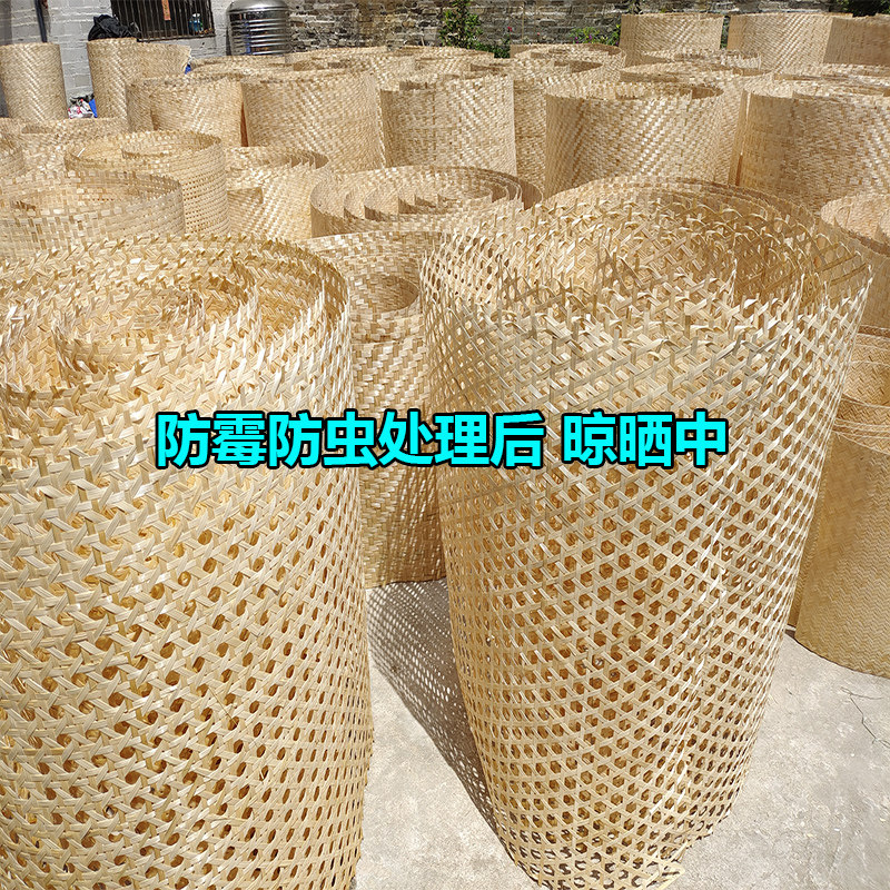 装修吊顶竹席子精致精编竹编饭店酒店民宿农家乐装墙装饰镂空竹网