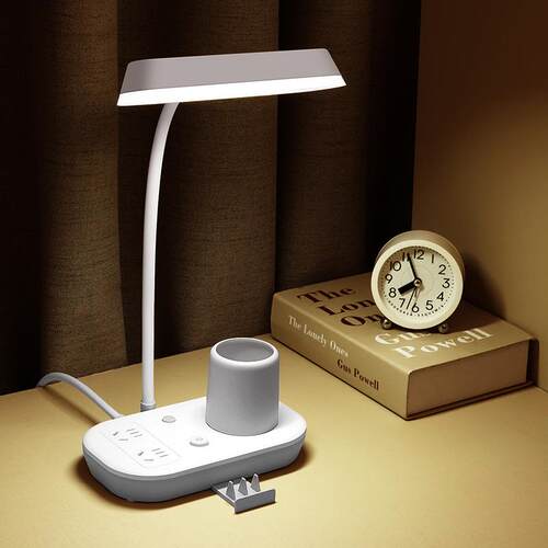 台灯卧室床头灯LED护眼灯小夜灯智能插座无线充电卧室床头灯带USB