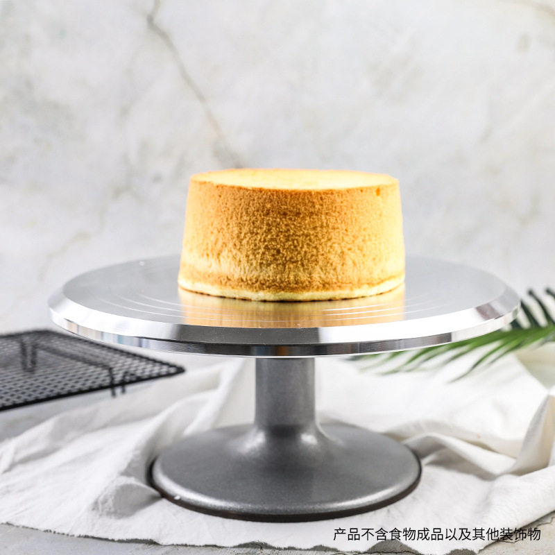铝合金蛋糕奶油转盘裱花台托台旋转抹面家用商用裱花转台烘焙工具