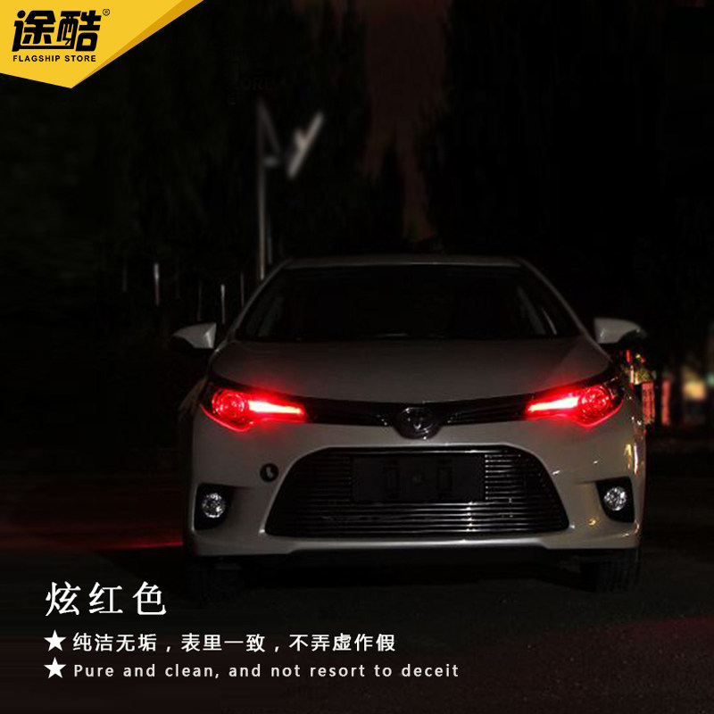 示宽灯 超亮led通用t10小灯泡冰蓝示廓灯5w5汽车改装行车灯日行灯