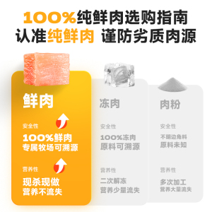 爱立方冻干猫粮成猫幼猫生骨肉猫零食鸡肉主食冻干小鲜砖300g*2