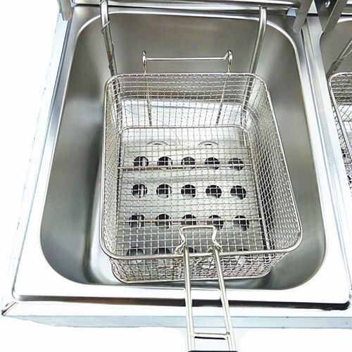 电炸炉双缸商用油炸机电炸锅炸鸡排炸串炸薯条机炸油条机小吃炸锅