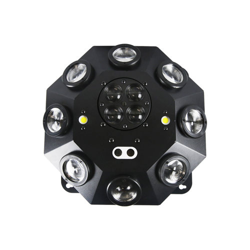 ktv闪光灯舞厅七彩旋转光束灯酒吧声控激光灯家用蹦迪灯舞台灯光