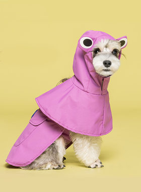 狗狗雨衣宠物柴犬柯基专用防水狗狗雪纳瑞衣服中型犬四脚全包肚兜