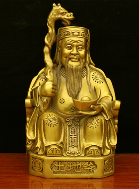 包邮纯铜土地公土地婆土地爷爷土地奶奶福德正神神像佛像铜像