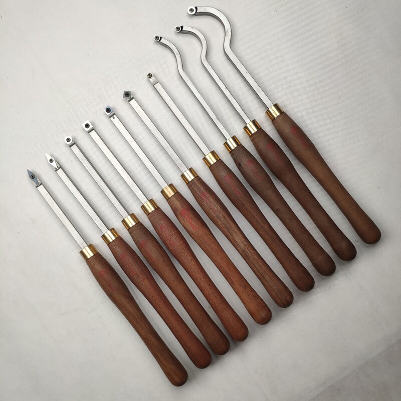 小号和迷你单支套装木工车刀舍弃式掏空刀弯刀合金刀片硬木笔筒