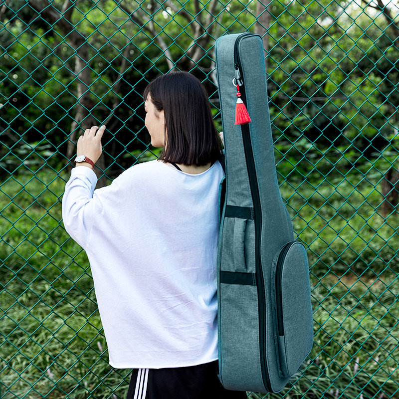 加厚吉他包双肩琴包39寸40寸41寸36寸防水防震民谣古典吉他琴包