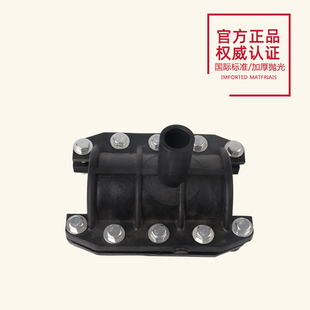 PE增口节 pe水管补漏快速抢修接头抢修三通 63哈夫节管道抱箍接头