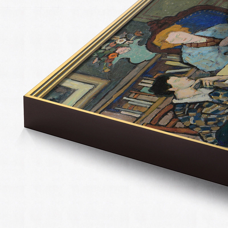 来次愉快的下午茶温馨餐厅装饰画简约饭厅挂画创意咖啡馆壁画