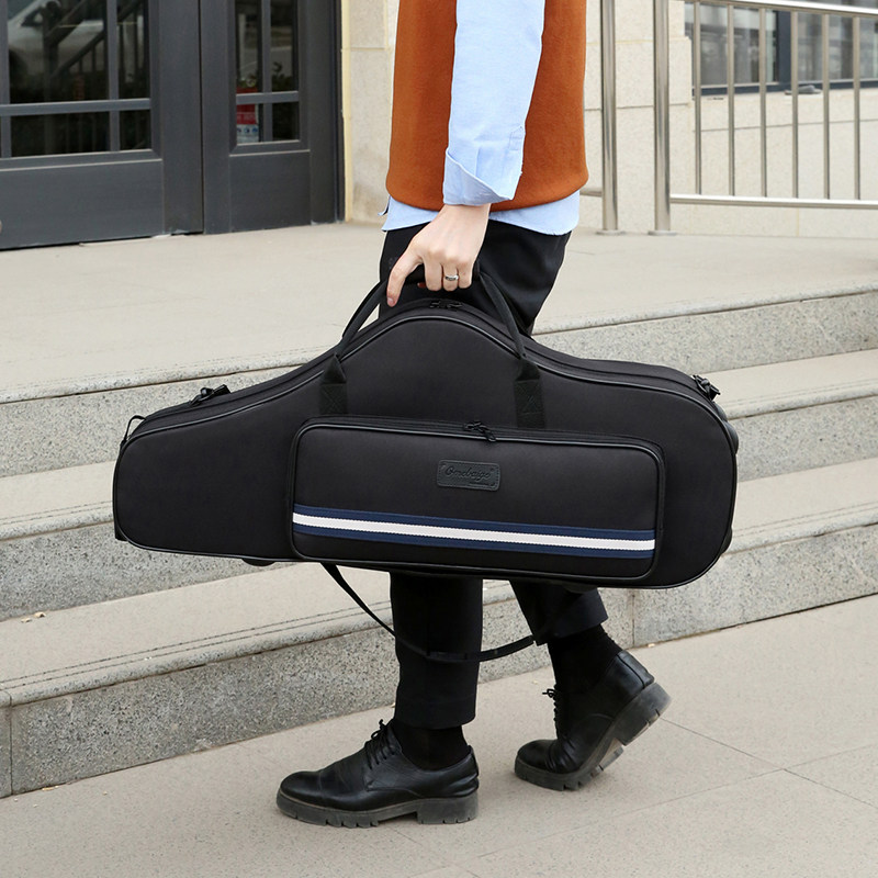 佰格中音萨克斯包降E萨克 轻便双肩背包轻体包随行箱包背包硬盒子
