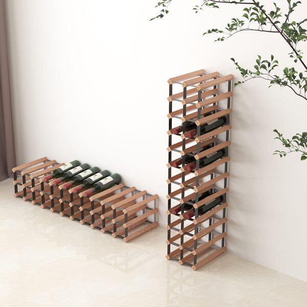 酒柜酒架红酒架子展示陈列红酒货架酒庄酒窖实木葡萄酒架设计定制