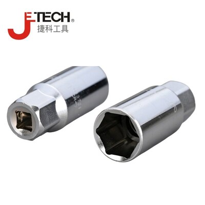 Jtech捷科拆卸火花塞专用汽修工具火花塞套中飞棘轮扳手套筒头