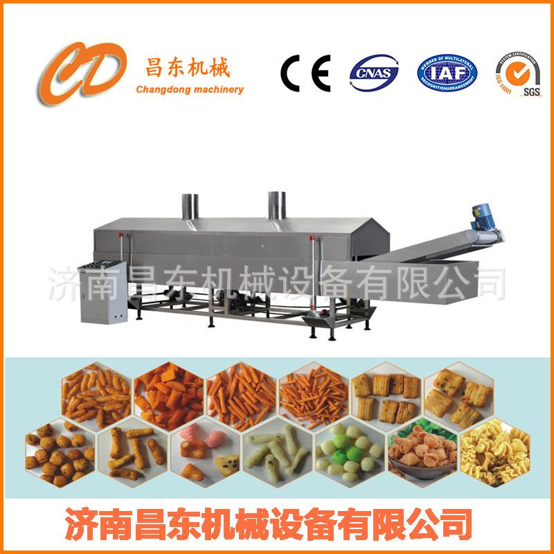 昌东机械 油炸膨化设备厂家 五谷杂粮蔬菜卷 油炸妙脆角生产线