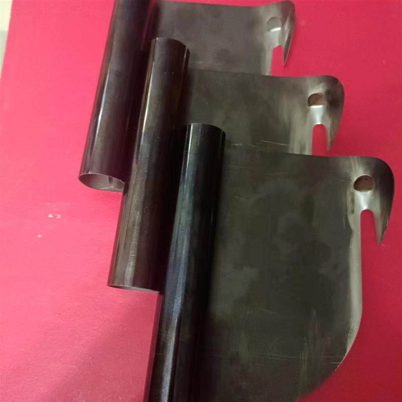 山西饭店面点厨师新款手工不锈钢黑钢勾刀不粘胶勾刀削面刀已开刃